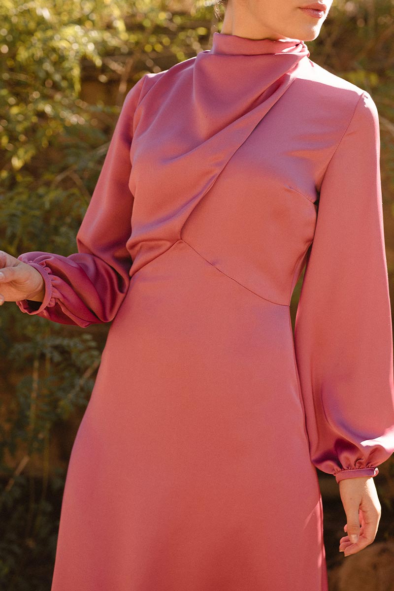 Vestido Grace Rosa Maquillaje - Imagen 4