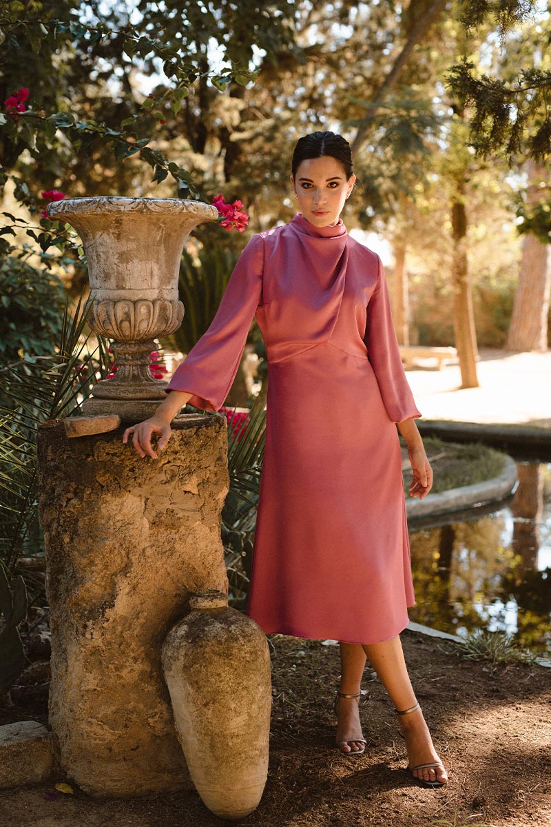 Vestido Grace Rosa Maquillaje