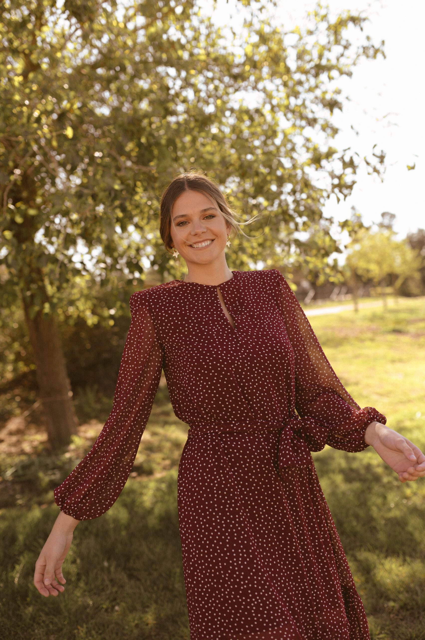 Vestido Minerva Granate - Imagen 4