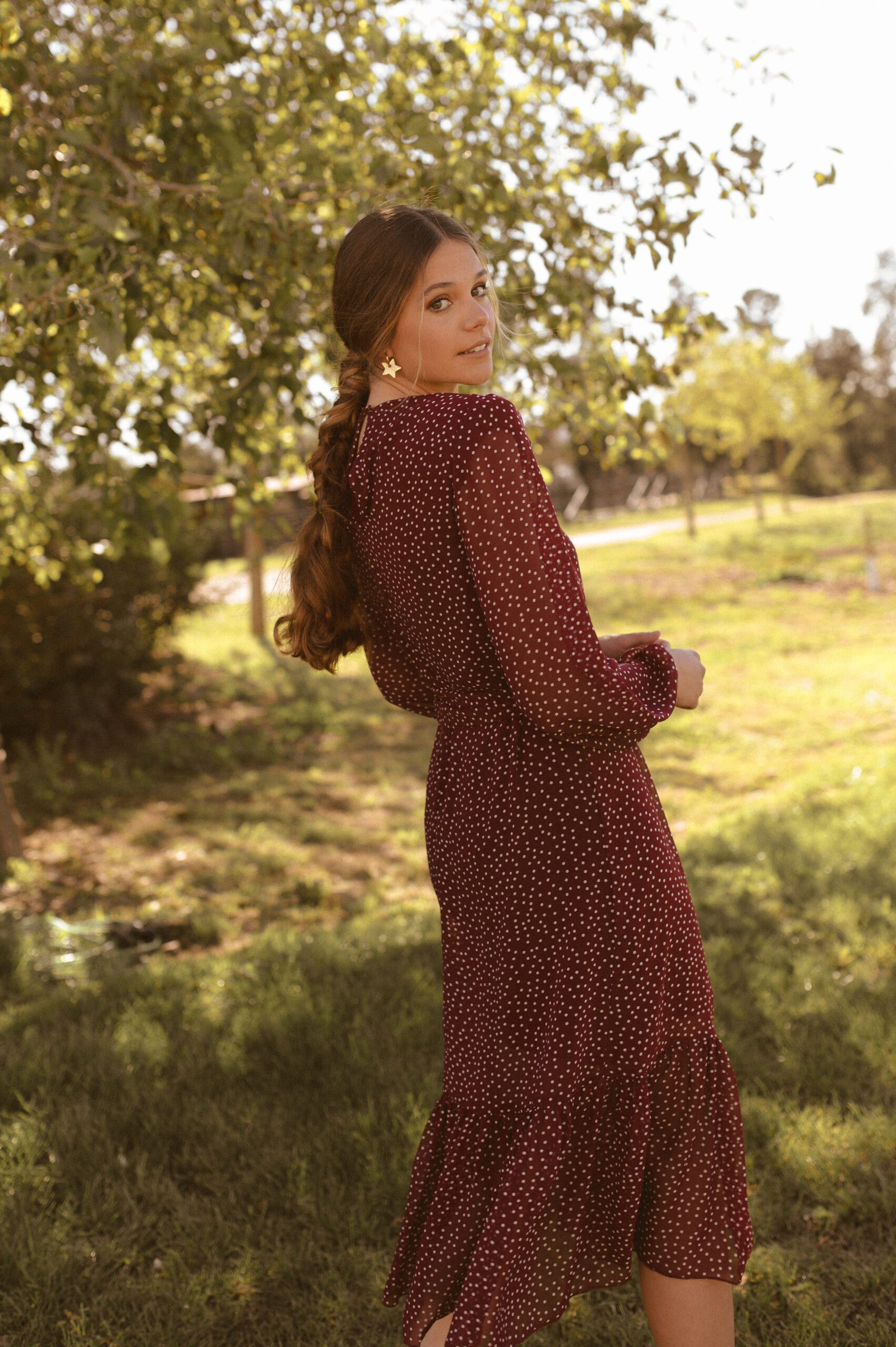 Vestido Minerva Granate - Imagen 2