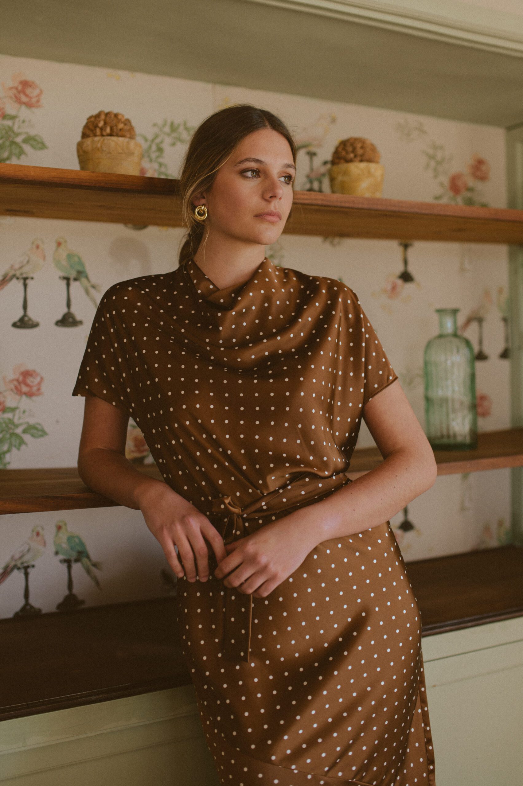 Vestido Iris Marrón Chocolate