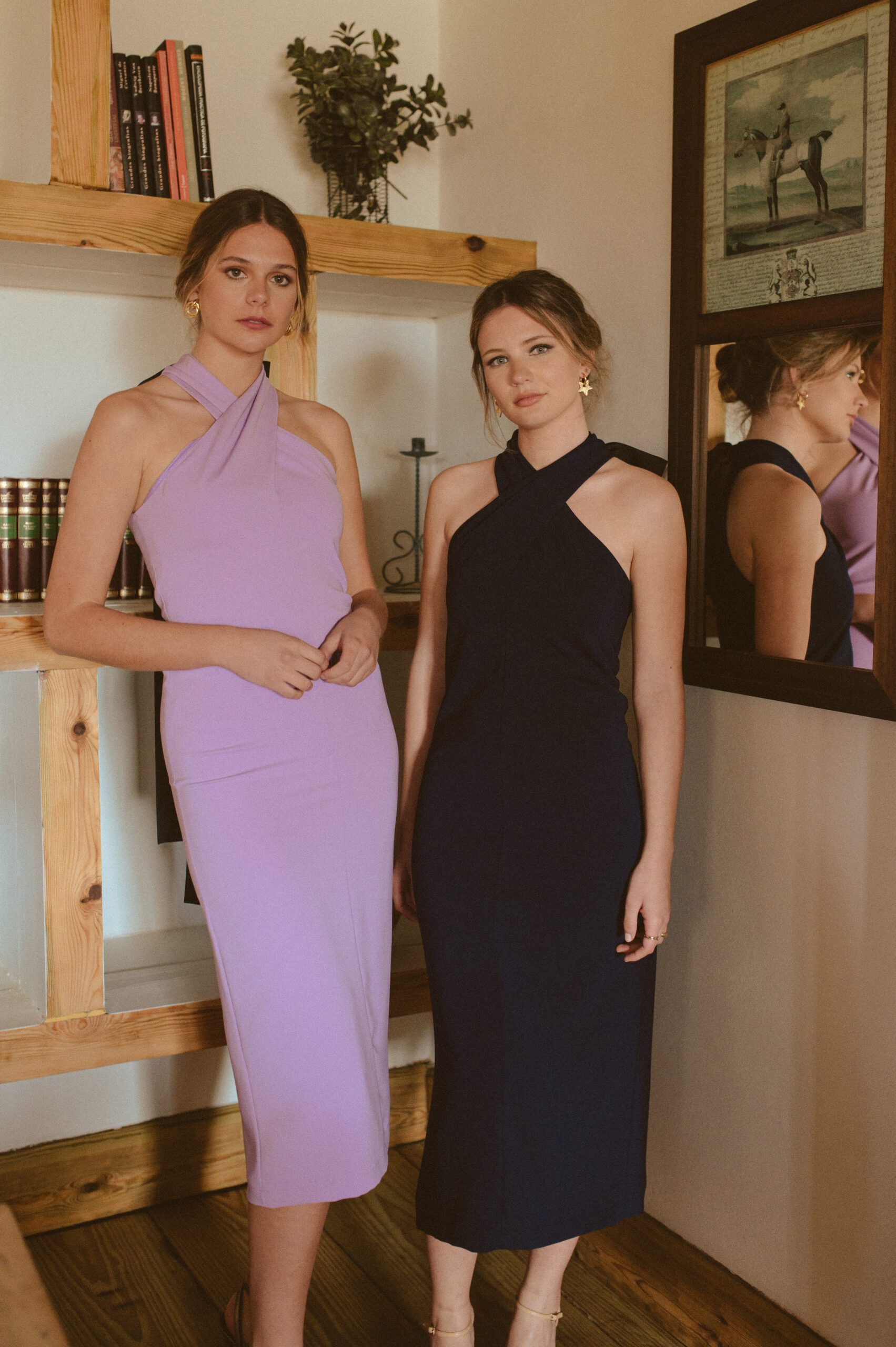 Vestido Venus Azul Marino - Imagen 5