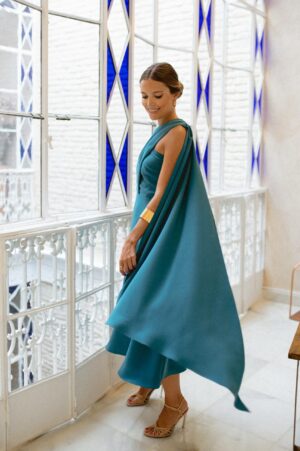 Vestido Charlene Petróleo