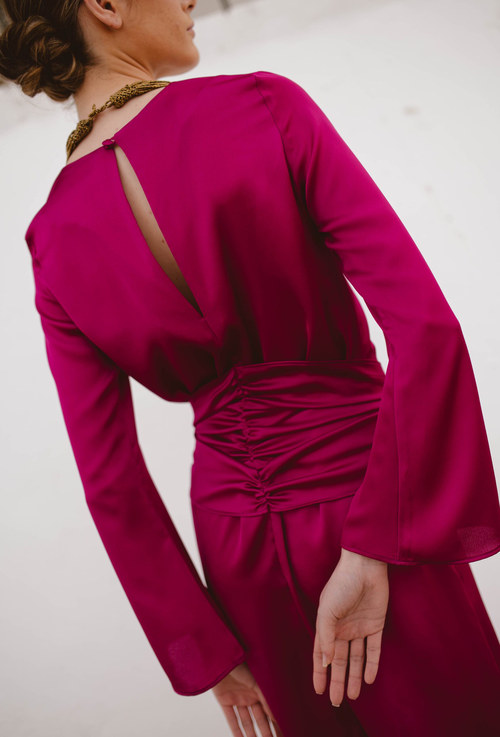 Vestido Agata Buganvilia - Imagen 8