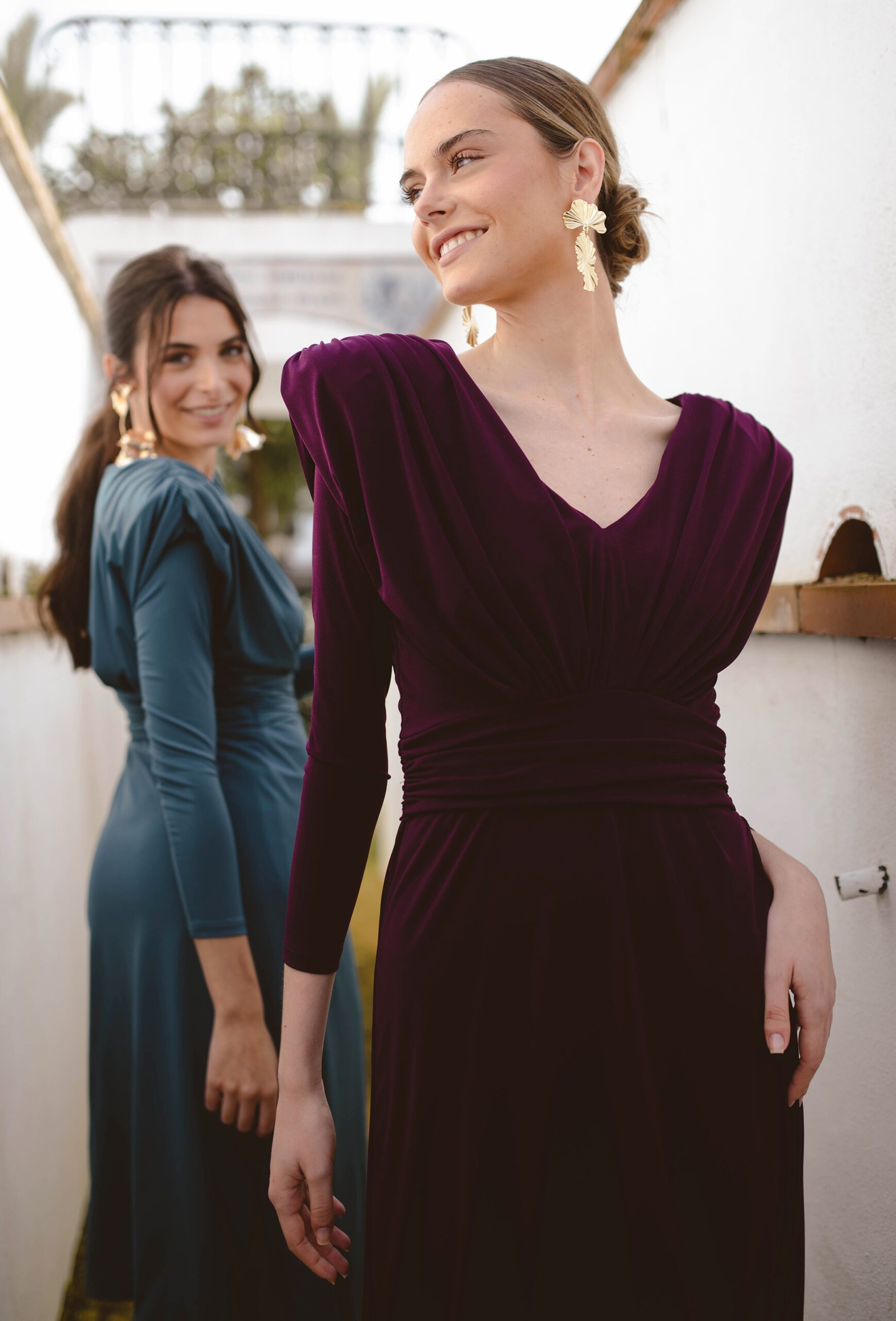 Vestido Jade Berenjena