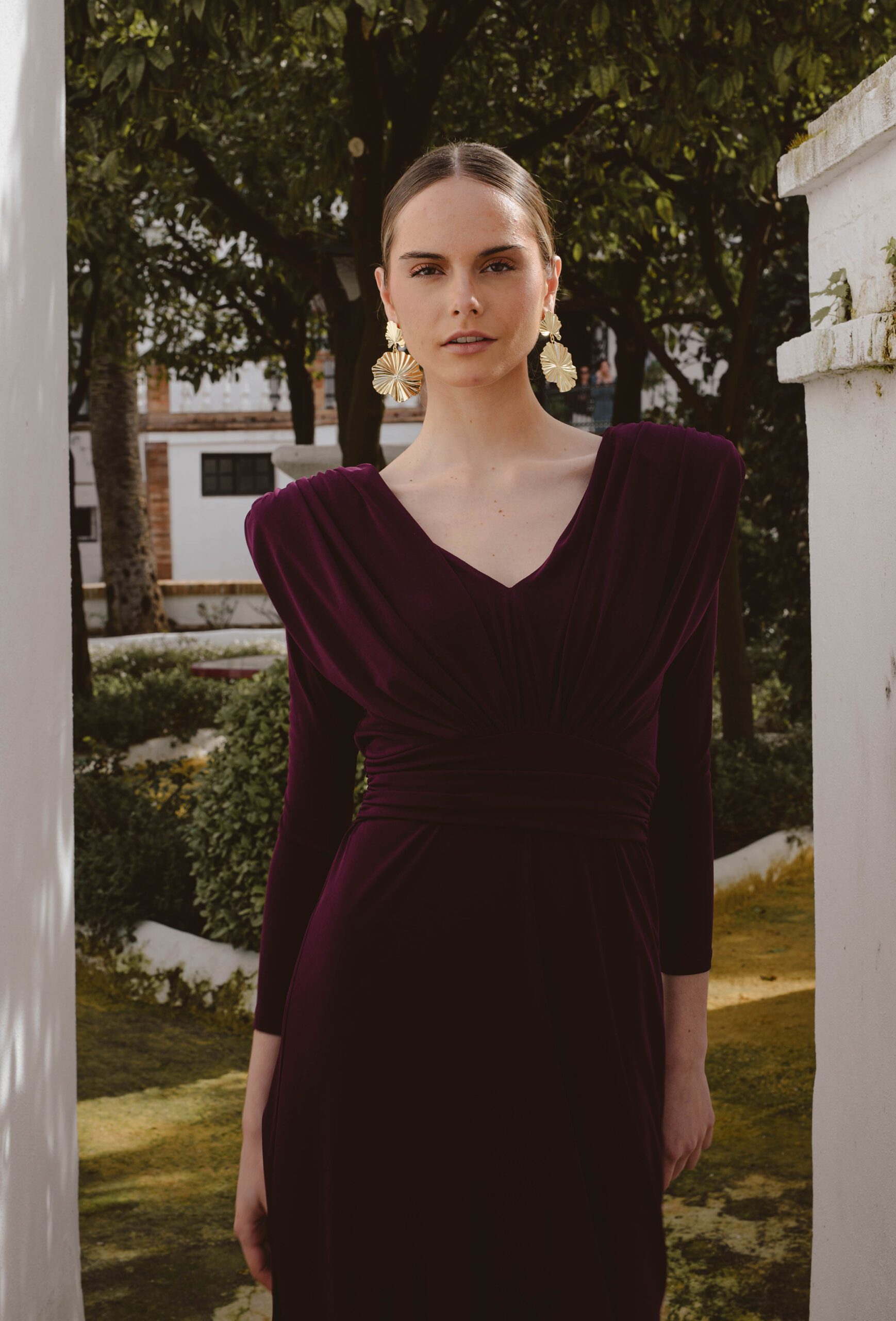 Vestido Jade Berenjena - Imagen 6